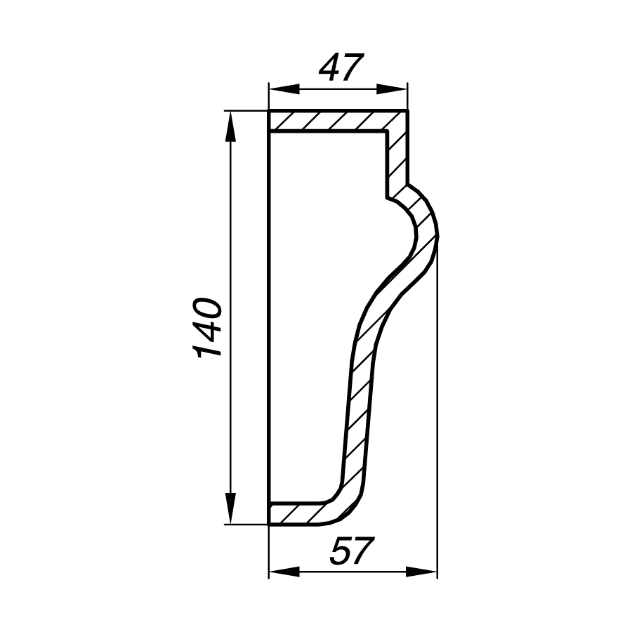 Наличник AN14-8