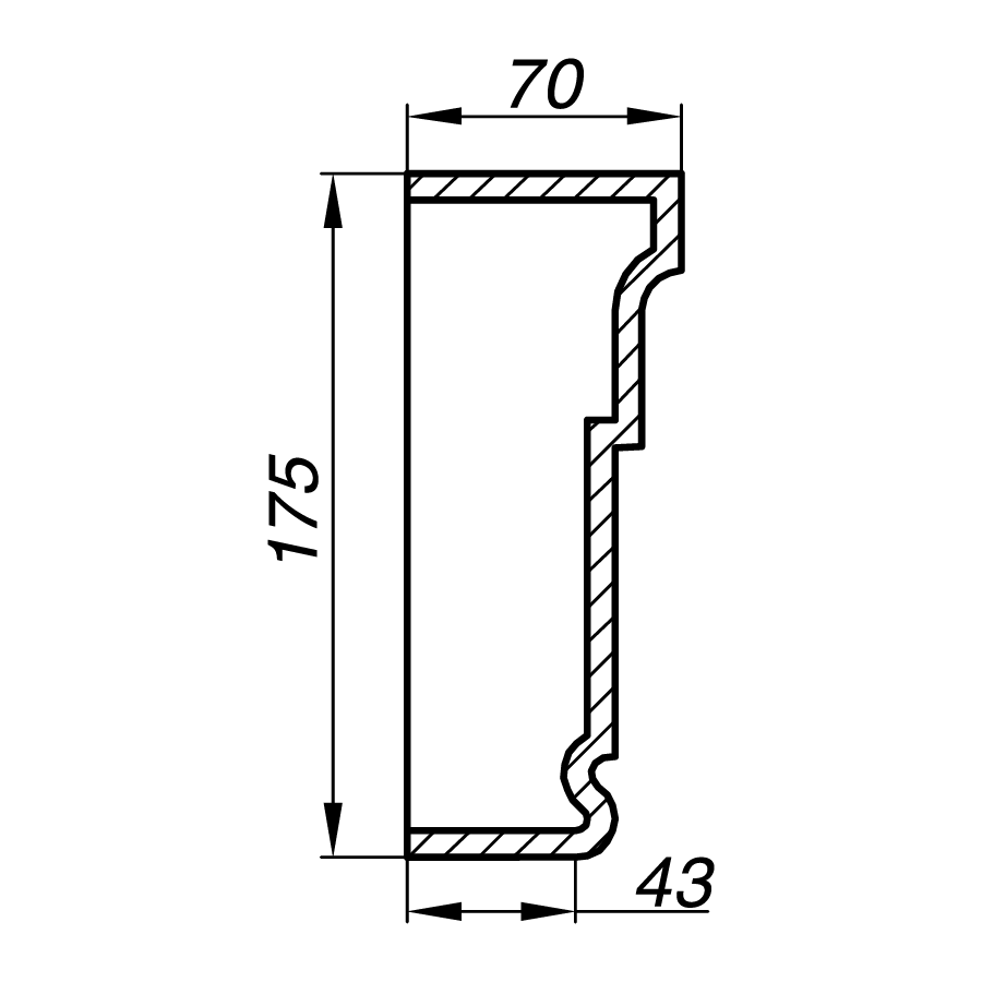 Наличник AN17-3