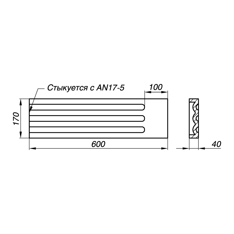 Наличник AN17-5-K