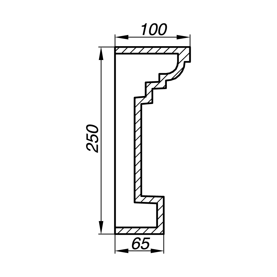 Карниз AK25-5